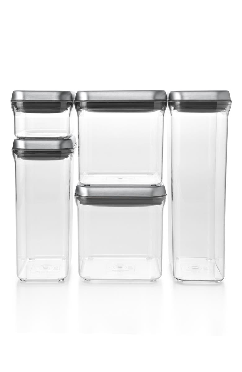 OXO POP 5-Piece Airtight Food Storage Set, Main, color, 