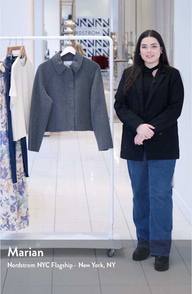 Double Face Wool Blend Jacket, sales video thumbnail