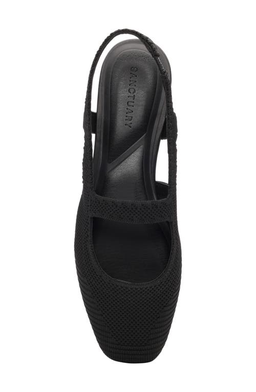 Sanctuary Klara Slingback Flat In Black