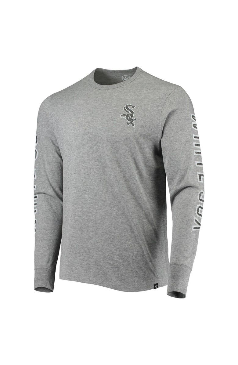 '47 Men's '47 Heathered Gray Chicago White Sox Team Long Sleeve T-Shirt, Alternate, color, Heather Gray