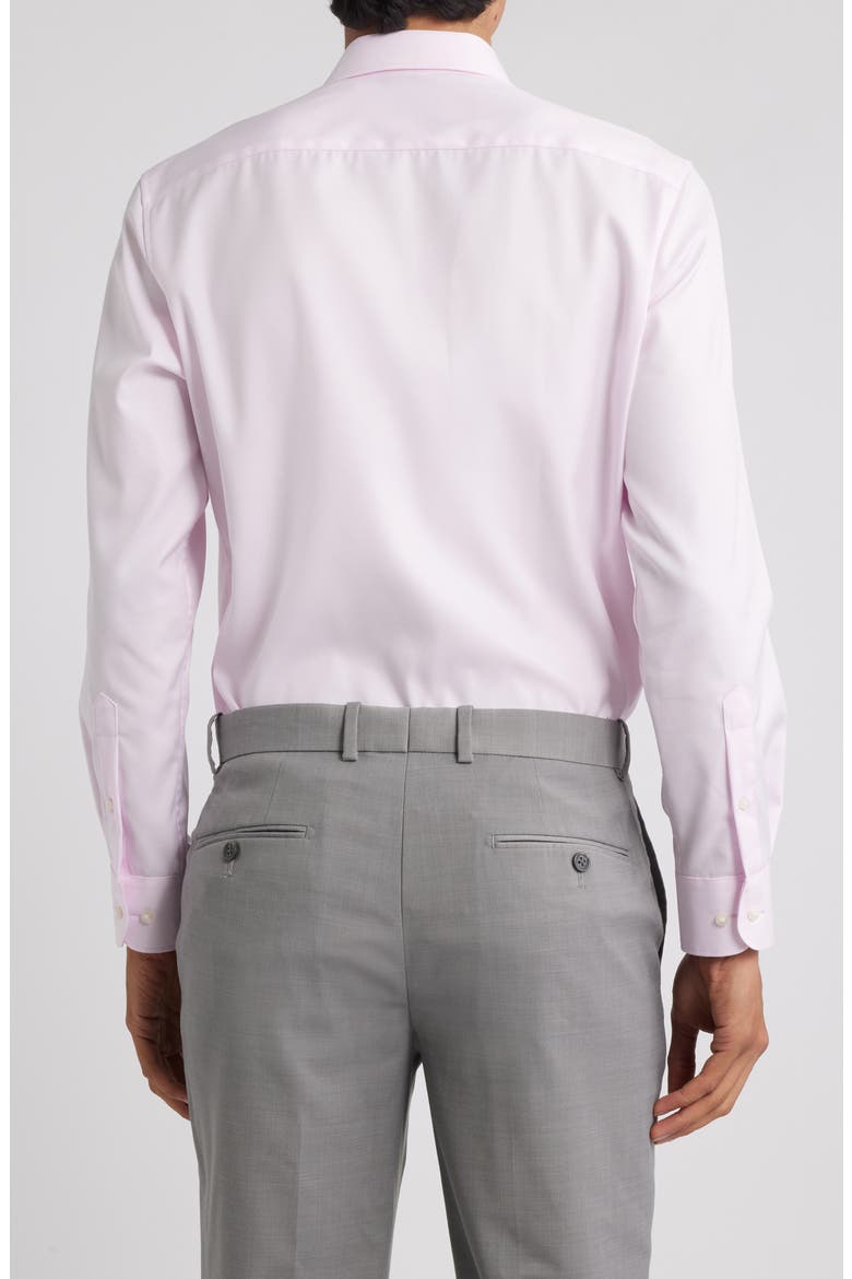 Slim Fit Non-Iron Cotton Twill Cover Shirt, Alternate, color, PINK