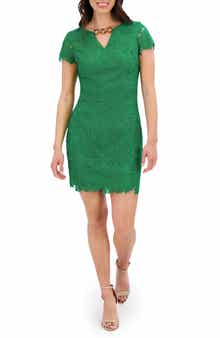 Kensie Lace Sheath Dress