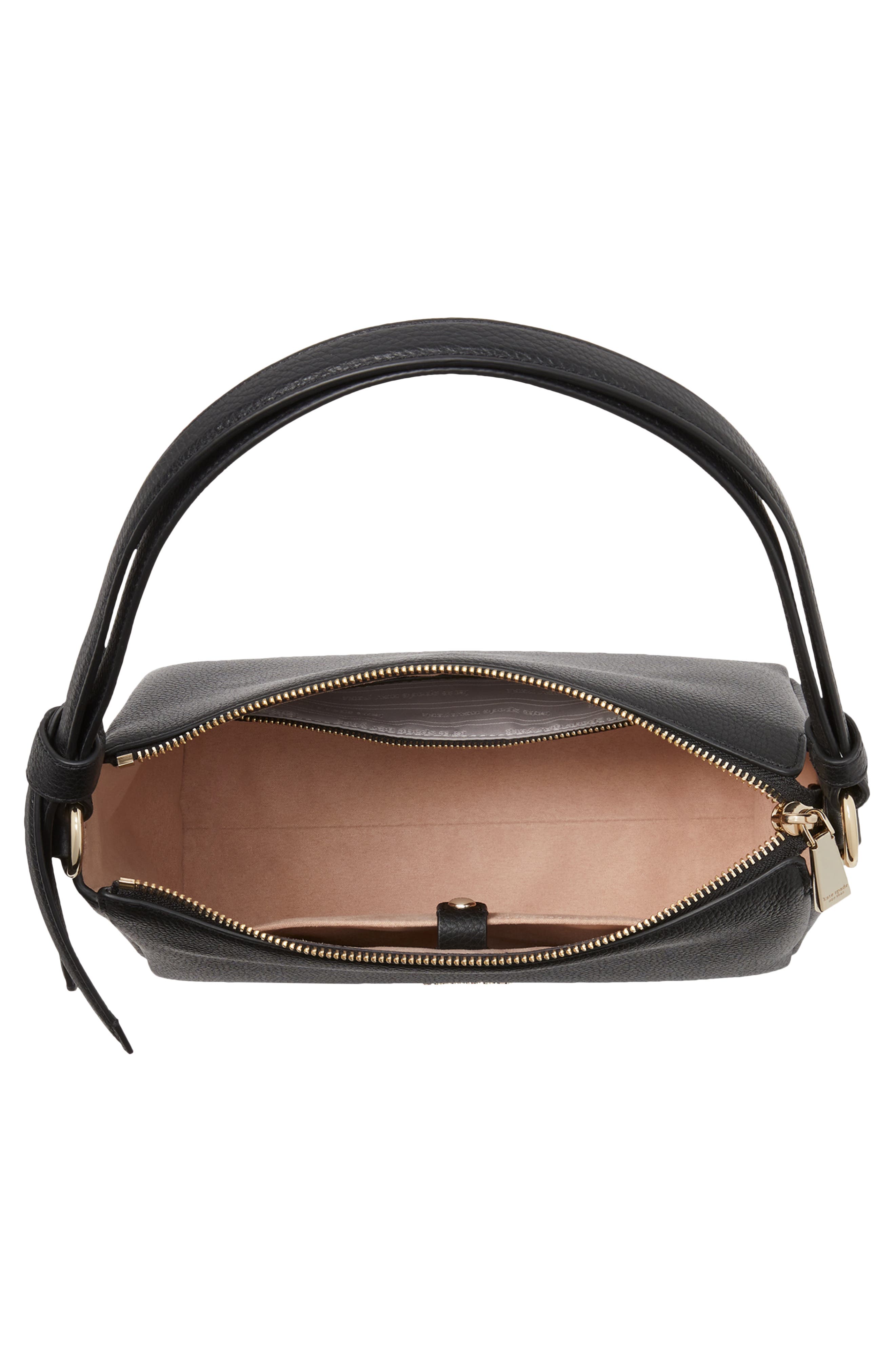 Kate Spade New York medium knott pebble leather shoulder bag, Alternate, color, 