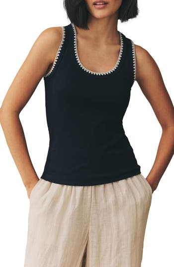 専用出品　Cotton ribbon tank Black 専用出品 Cotton ribbon tank Black Cotton ribbon tank 黒