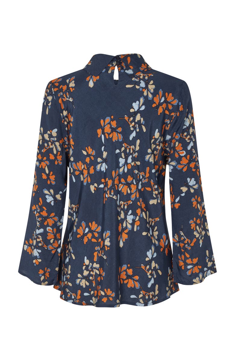 Masai Copenhagen MaDalmora High Neck Long Sleeve Top, Alternate, color, Autumnal