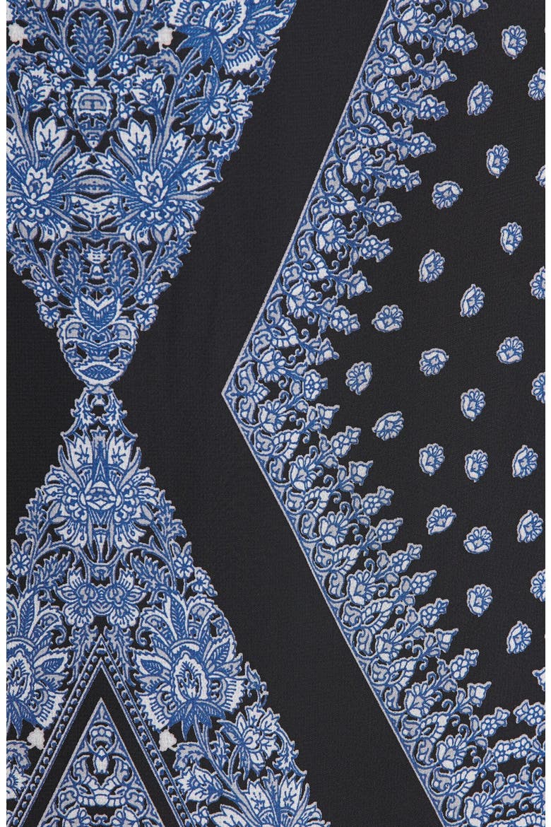 Maxi Dress, Alternate, color, BLACK SCARF PRINT