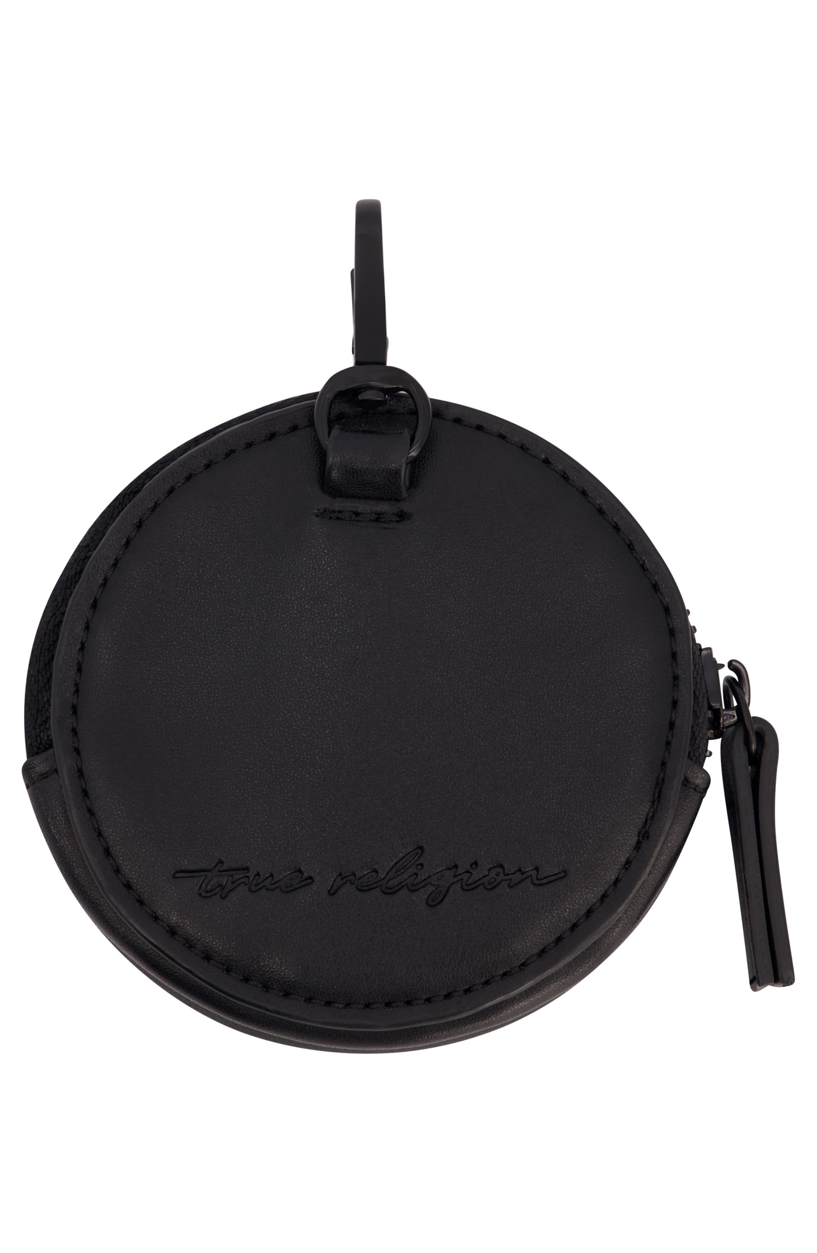 Mini Crescent Hobo, Alternate, color, BLACK