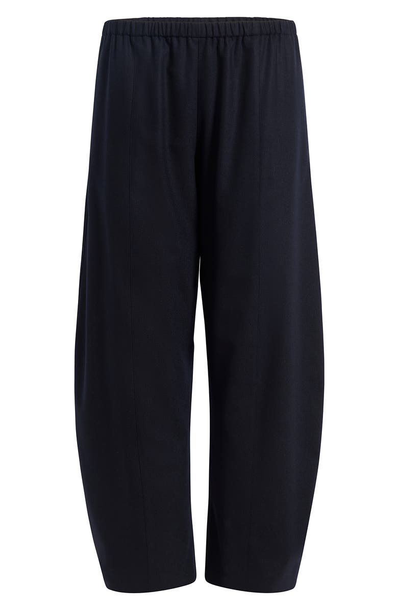 Khaite Clover Stretch Virgin Wool & Cashmere Bow Leg Pants, Alternate, color, Dark Navy