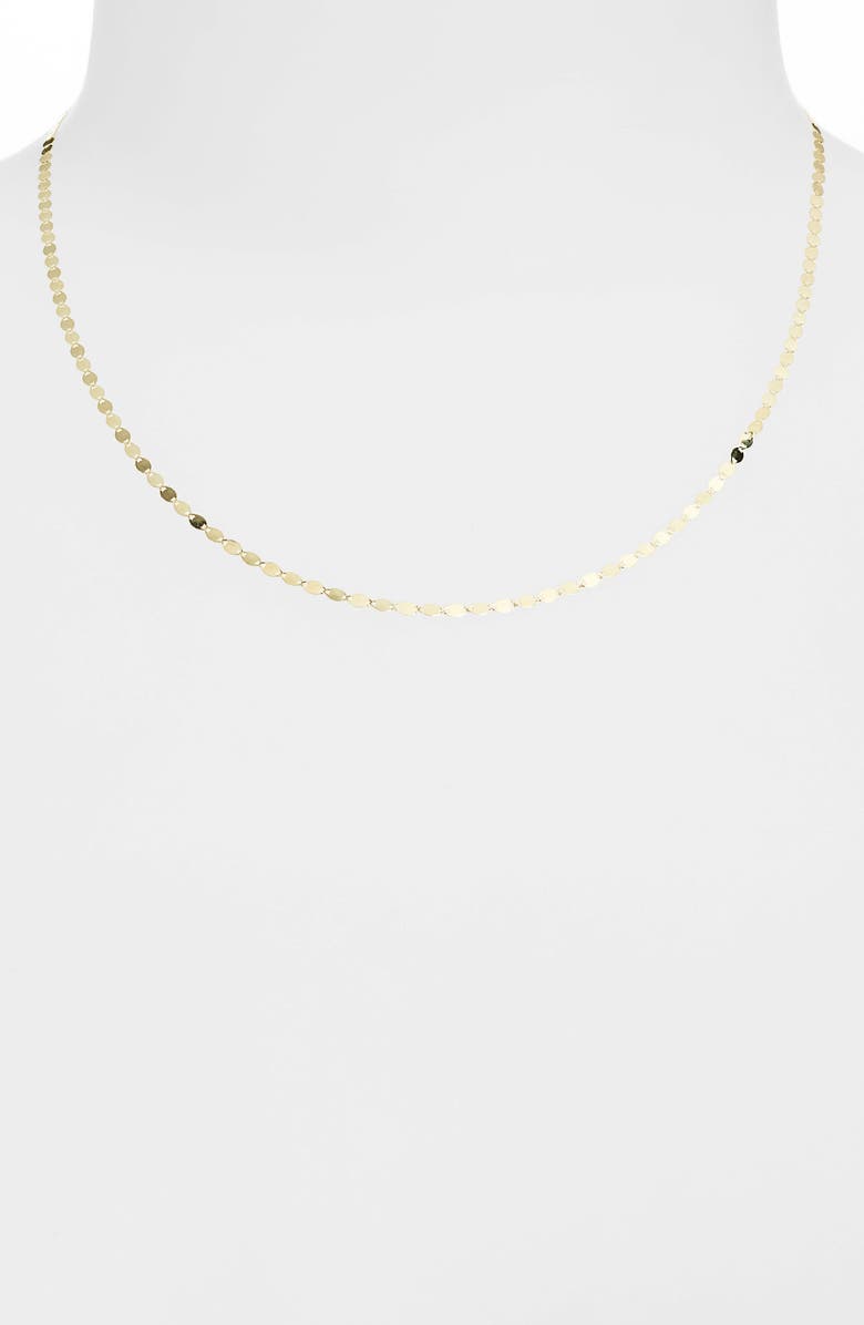 LANA Petite Nude Chain Necklace, Alternate, color, Yellow