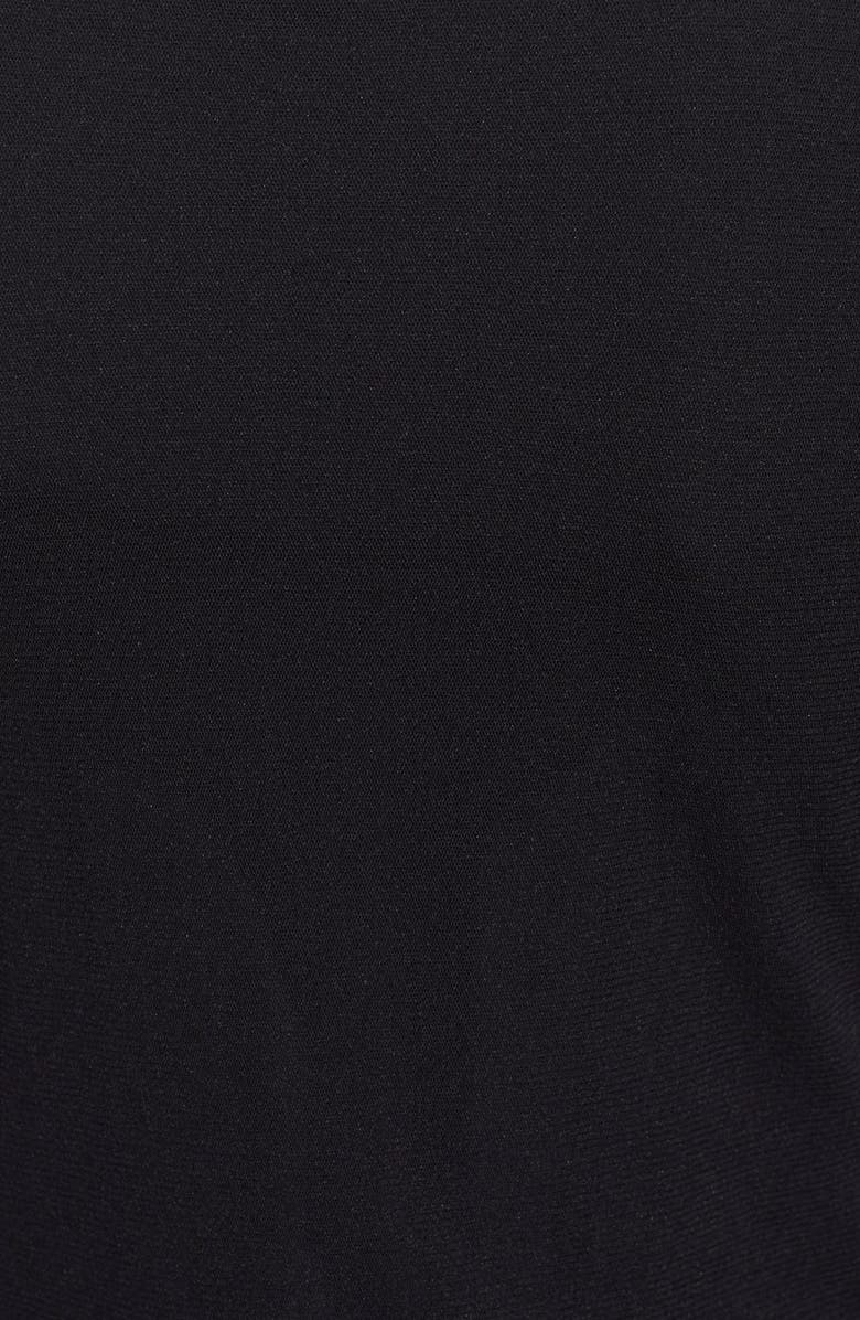 Fuzzi Jean Paul Gaultier Cowl Neck Long Sleeve Tulle Dress, Alternate, color,