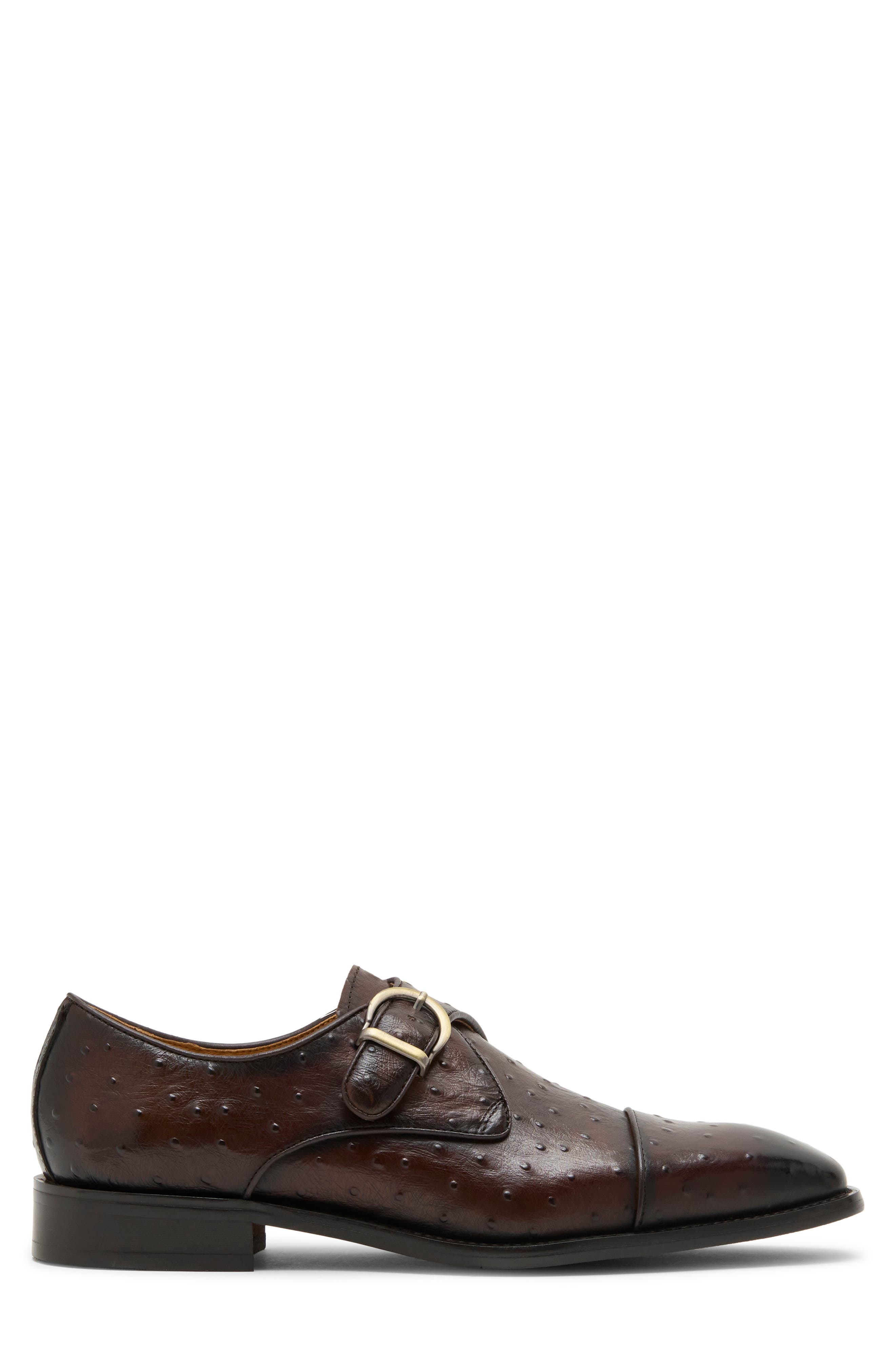 Dante Monk Strap Shoe, Alternate, color, CHESTNUT