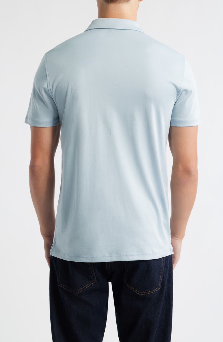 Robert Barakett Georgia Zip Polo, Alternate, color, Blue Fog