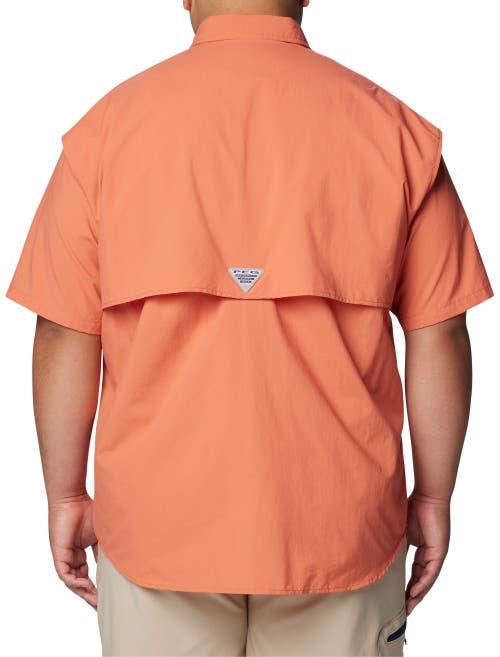 Shop Columbia Big & Tall Pfg Bahama Ii Short-sleeve Sport Shirt In Faded Peach