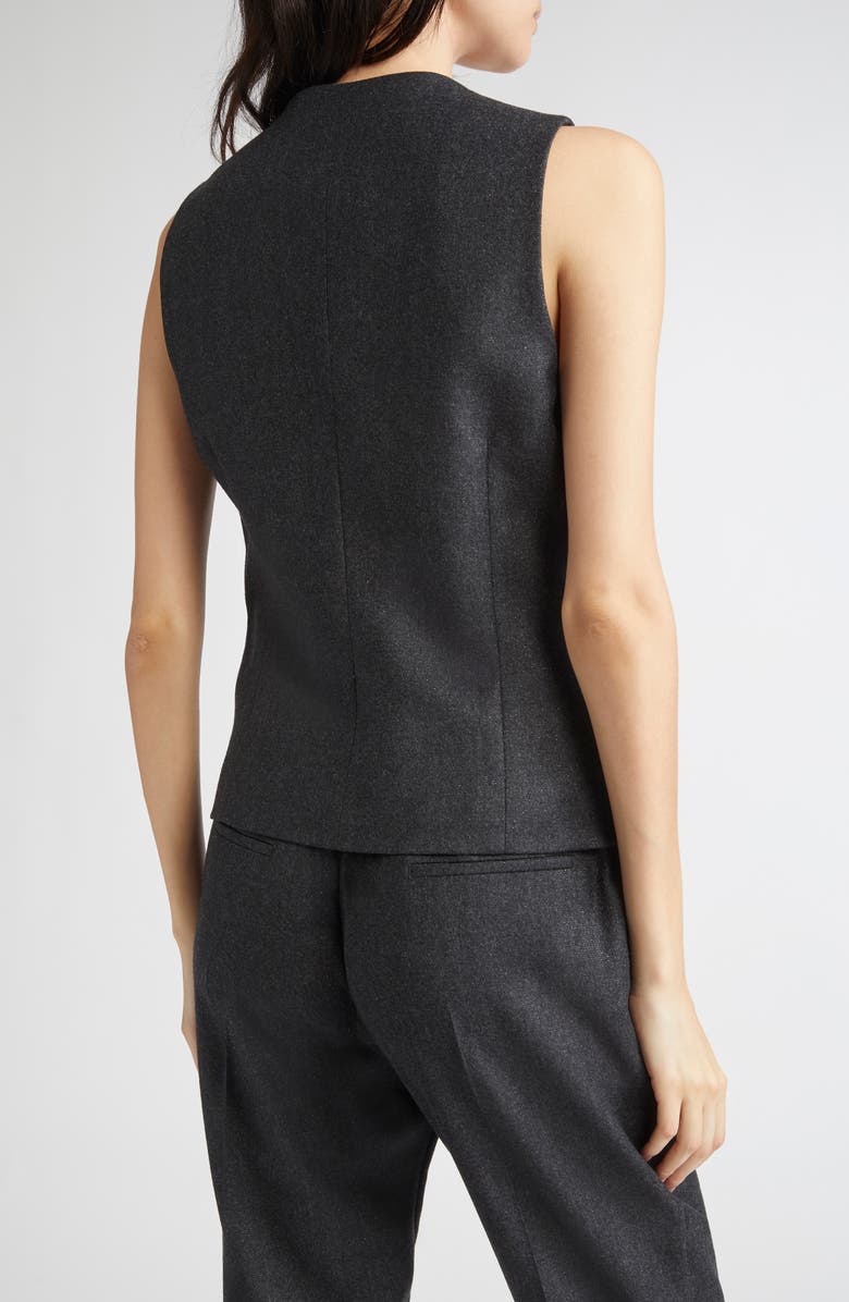 Eleventy Wool Blend Vest, Alternate, color, 168 Carbon