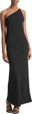 Vince One-Shoulder Slipdress