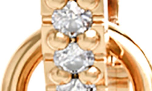 Gabi Rielle Crystal Huggie & Link Drop Earrings In Gold