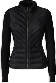 Soia & Kyo Bexley Mixed Media 700 Fill Power Down Puffer Jacket