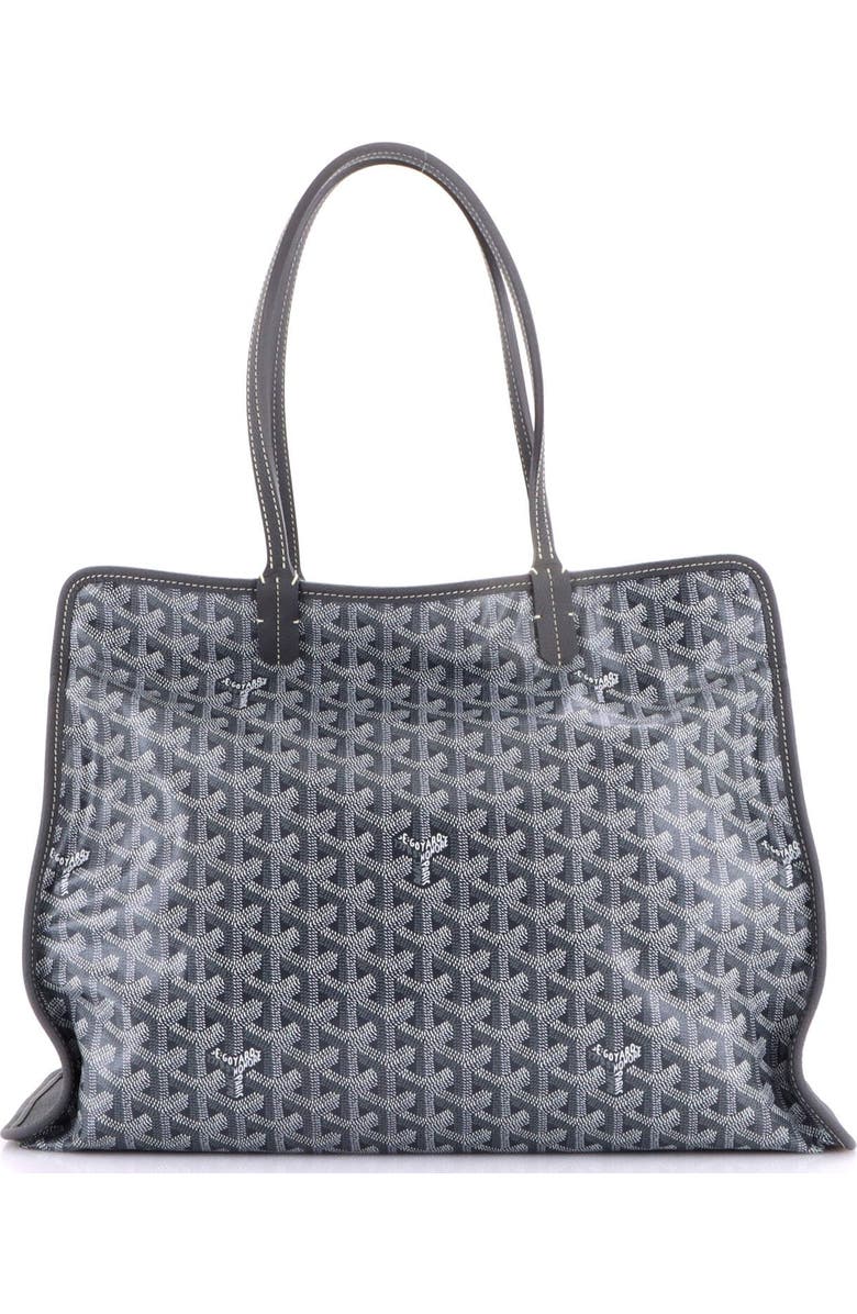 Pre-Owned Goyard Hardy Pet Carrier Coated Canvas PM, Alternate, color, Gray