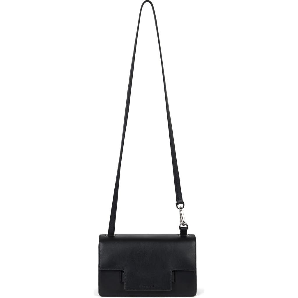 We-ar4 The Accordion Leather Shoulder Bag In Black