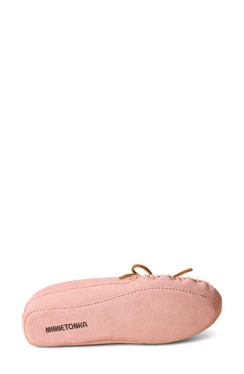 Minnetonka Faux Fur Lined Soft Sole Slipper