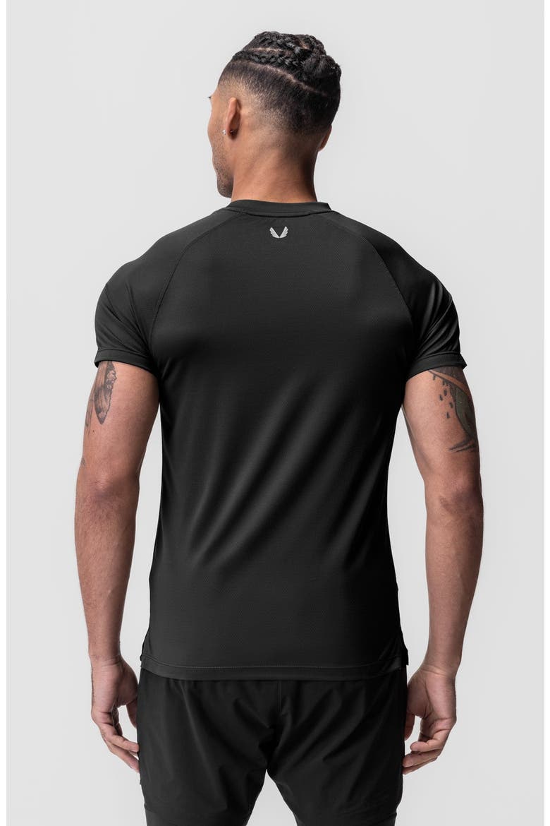 AeroSilver Fitted Tee, Alternate, color, Black