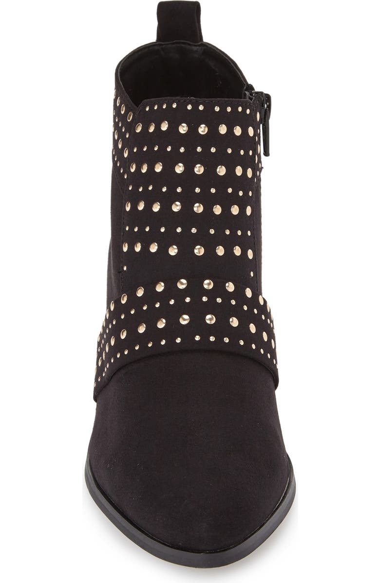 Topshop 'Buddy' Studded Bootie, Alternate, color,