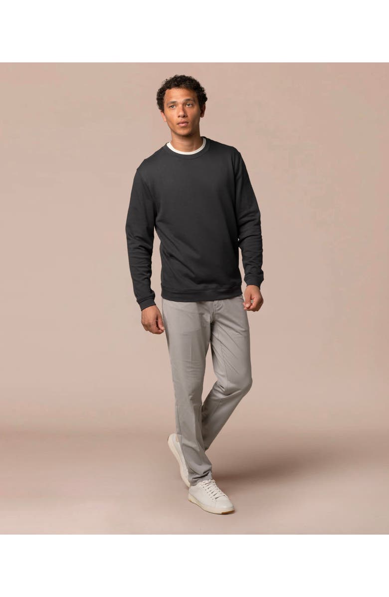 ASHWORTH GOLF Terry Twillback Crew, Alternate, color, Black