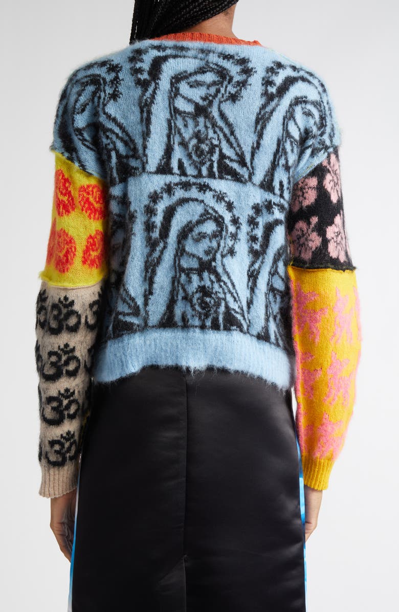 Ashley Williams Patchwork Cardigan, Alternate, color, 