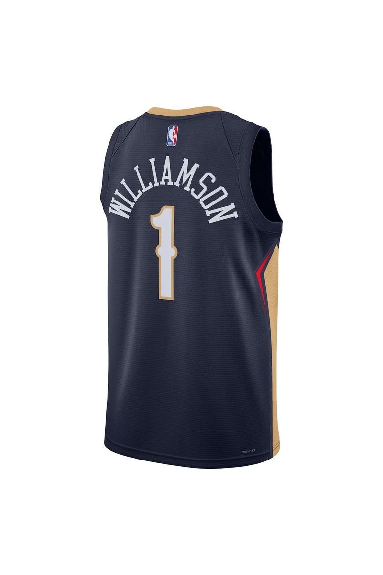 Unisex Nike Zion Williamson Navy New Orleans Pelicans Swingman Jersey - Icon Edition, Alternate, color, Navy
