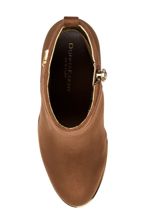 Donna Karan New York Donna Wedge Bootie In Animal Print