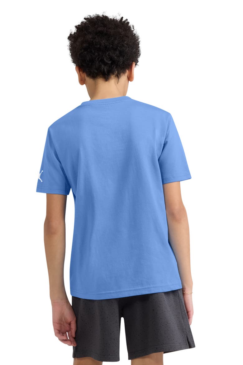 Kids' Air Jordan Plane Window Graphic Cotton Blend T-Shirt, Alternate, color, UNIVERSITY BLUE