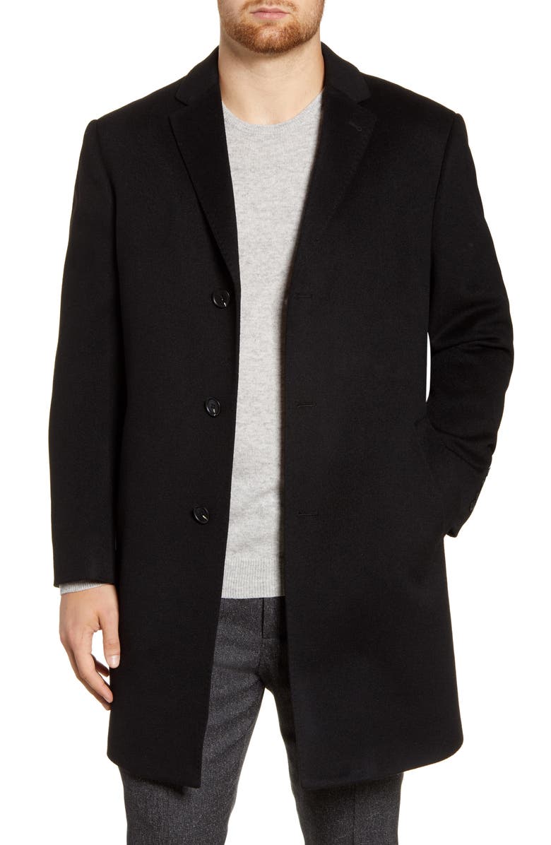 John W. Nordstrom<sup>®</sup> Mason Wool & Cashmere Overcoat, Main, color,
