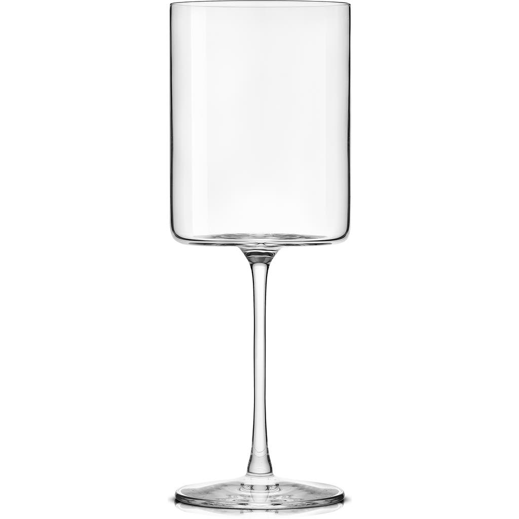 Joyjolt Claire Set Of 2 Red Wine Glasses In Transparent