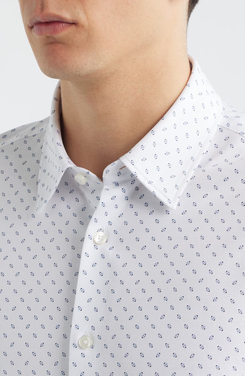 BOSS Roan Slim Fit Button-Up Shirt, Alternate, color, Light Purple