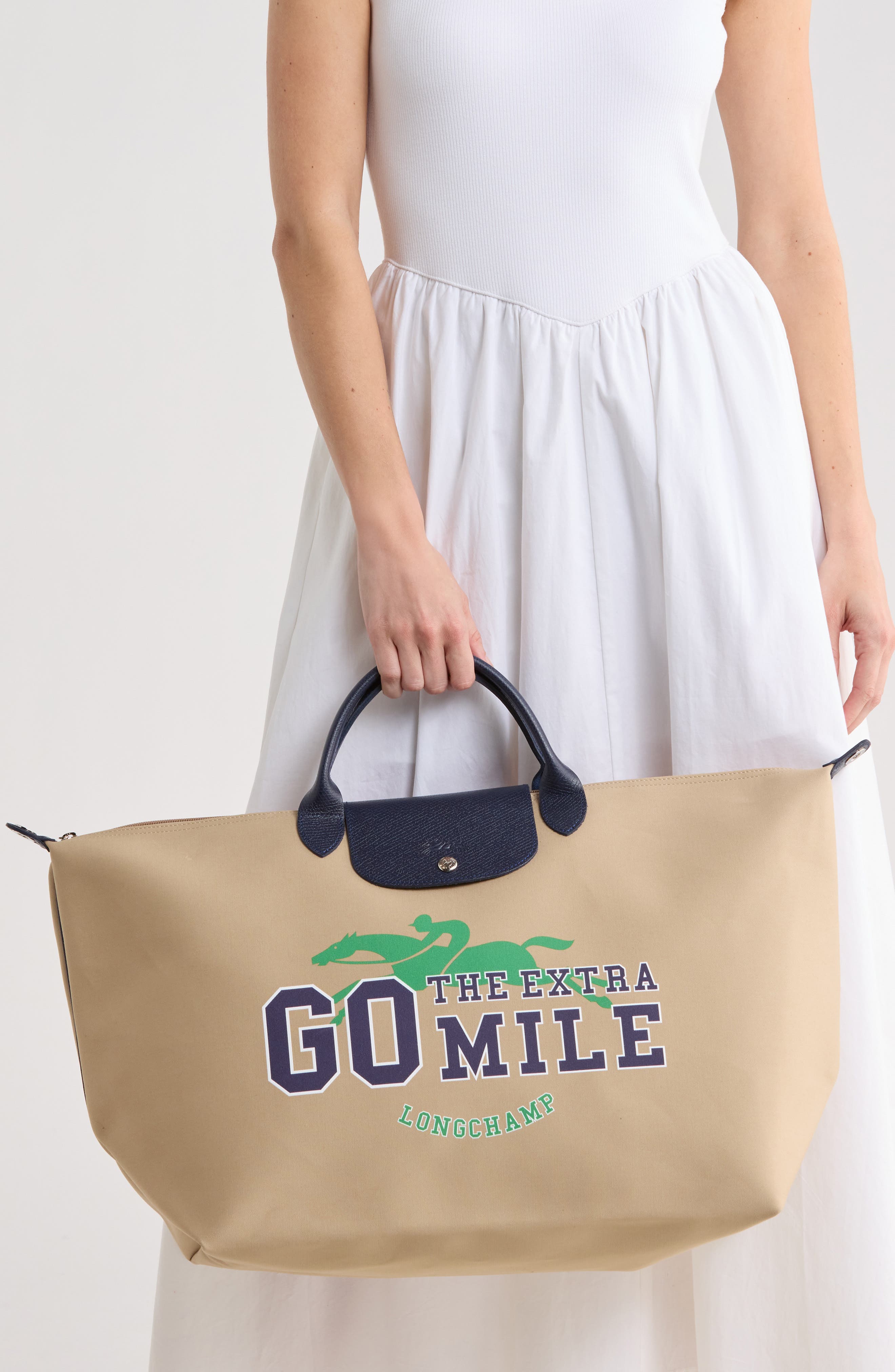 Longchamp Le Pilage Team Travel Bag, Alternate, color, 