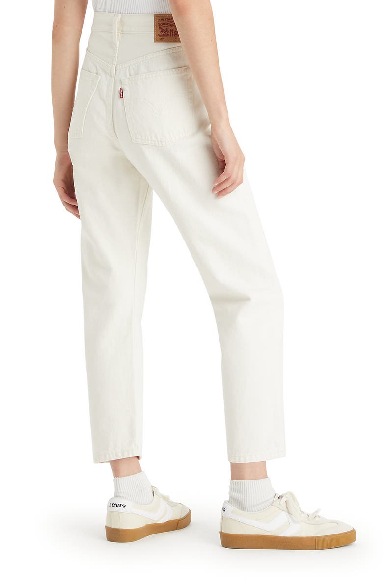 Levi's<sup>®</sup> 501<sup>®</sup> High Waist Crop Straight Leg Jeans, Alternate, color, 