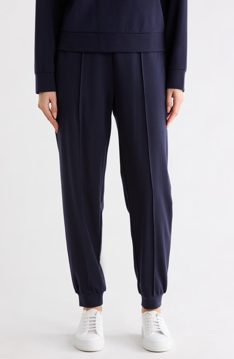 Eileen Fisher Pintuck Ankle Joggers, Main, color, Ink