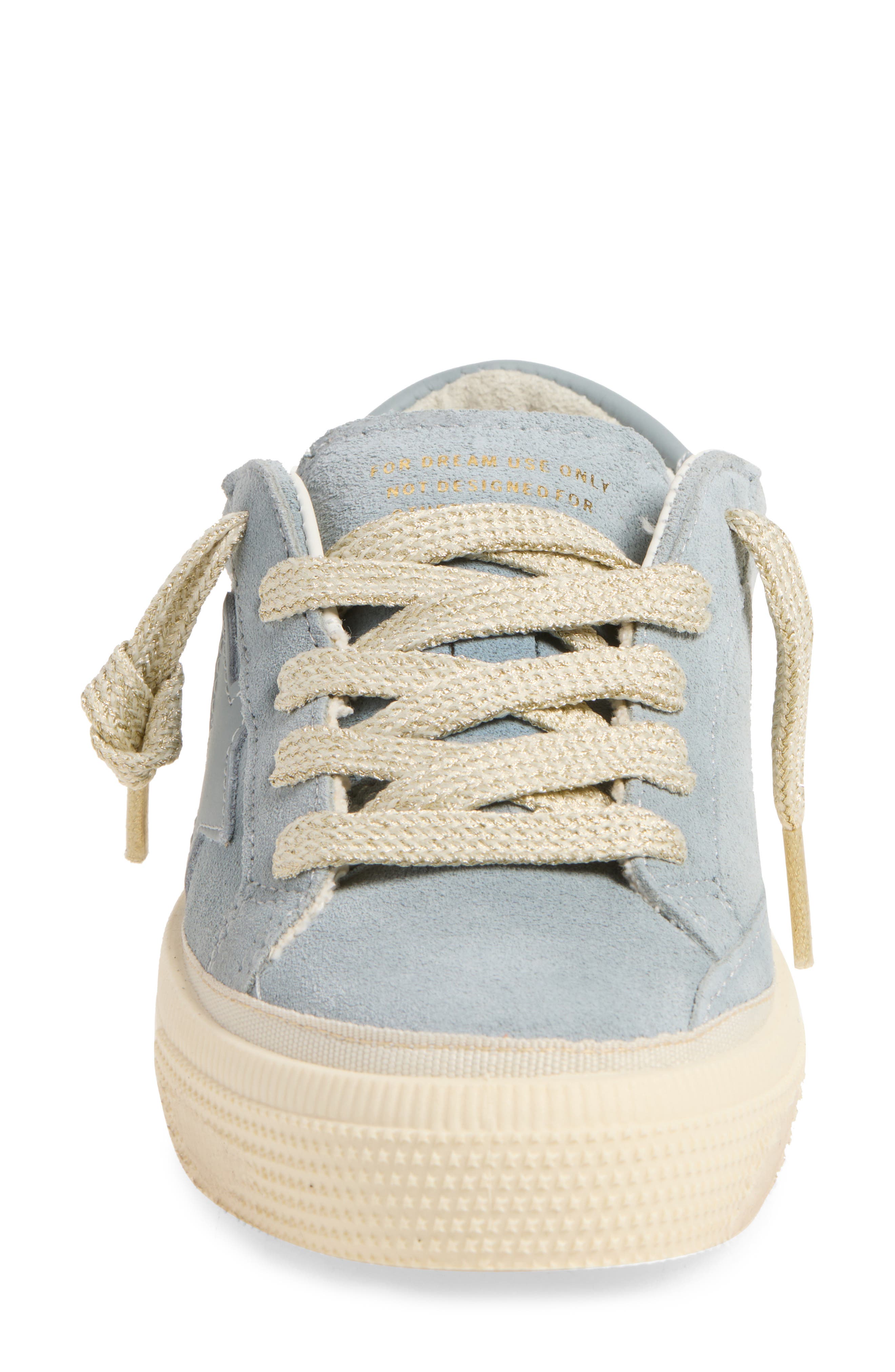 Kids' May Embroidered Low Top Sneaker, Alternate, color, QUARRY/ SILVER BLUE