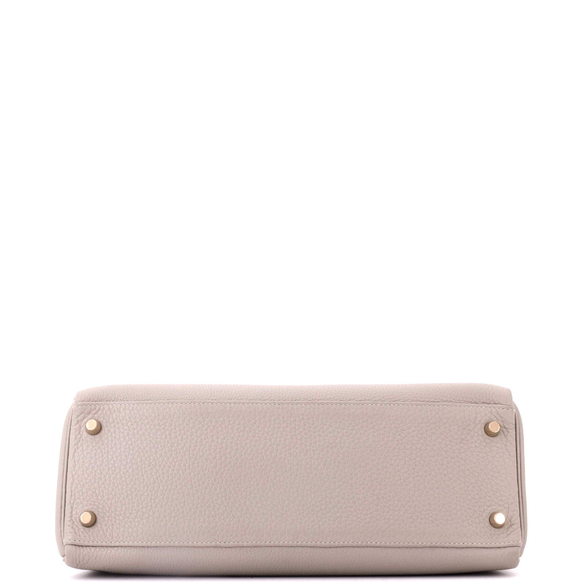 Kelly Handbag Grey Togo with Gold Hardware 28, Alternate, color, Grey
