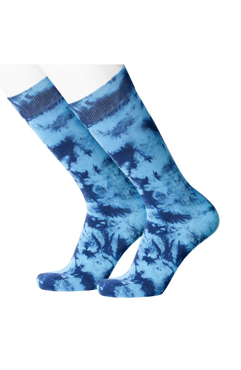 Beau Ties of Vermont Tie Dye Lake Socks, Main, color, NO COLOR