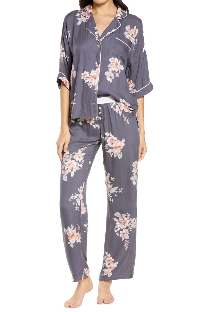 PJ Salvage Print Pajamas, Main, color,