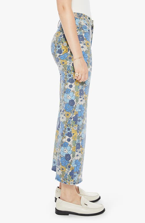 Shop Mother The Rambler Print Crop Jeans In Dirtbike Flowers
