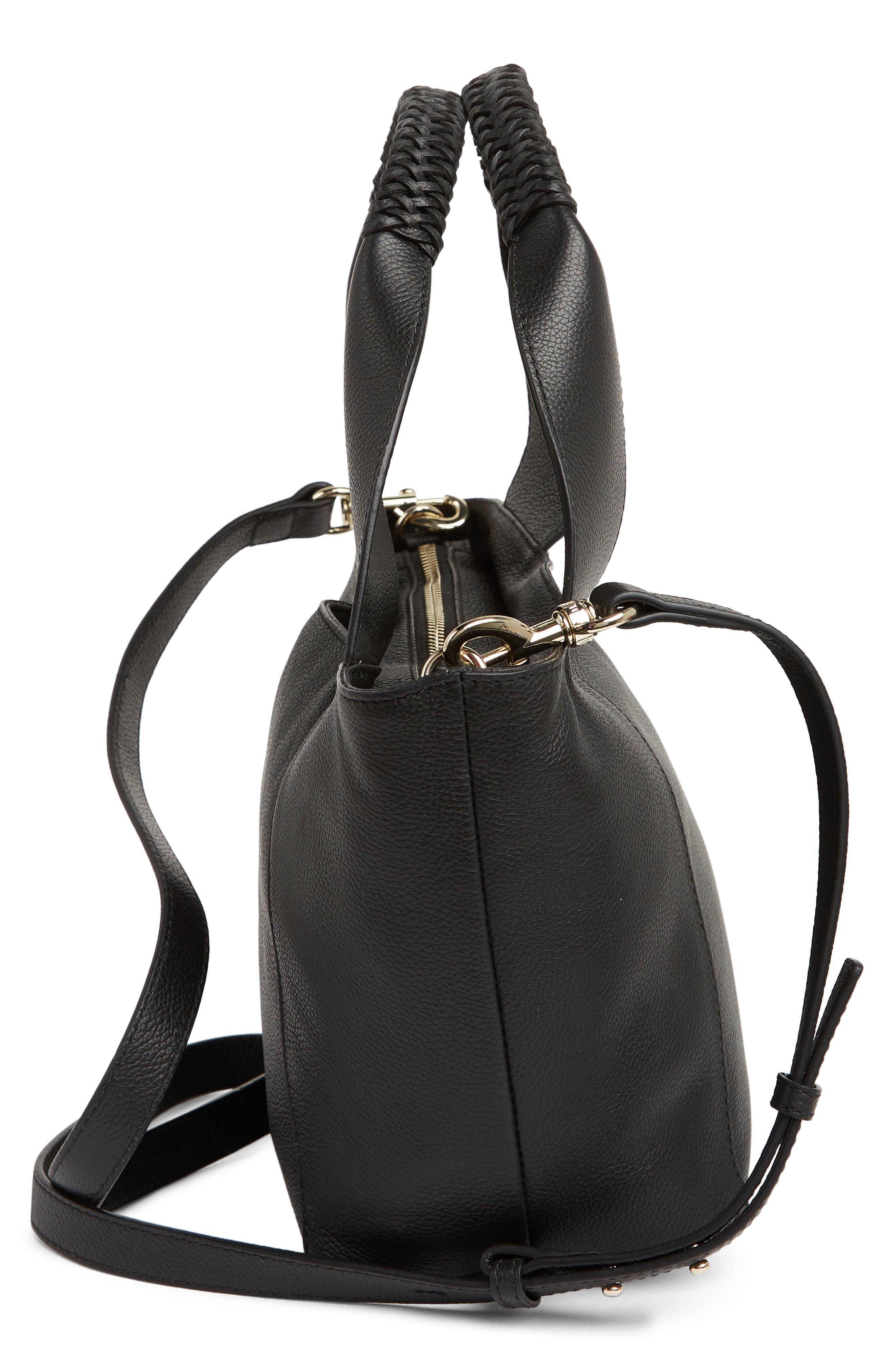 Vince Camuto Janya Top Handle Leather Tote Bag, Alternate, color, 