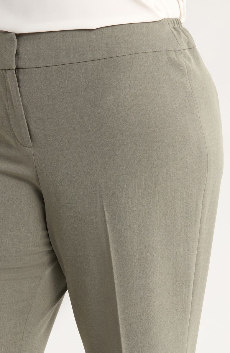 KASPER Flat Front Slim Pants, Alternate, color, 