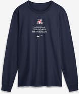 Nike Men's Nike Navy Arizona Wildcats 2026 Sideline Dri-FIT Long Sleeve T-Shirt
