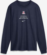 Nike Men's Nike Navy Arizona Wildcats 2026 Sideline Dri-FIT Long Sleeve T-Shirt