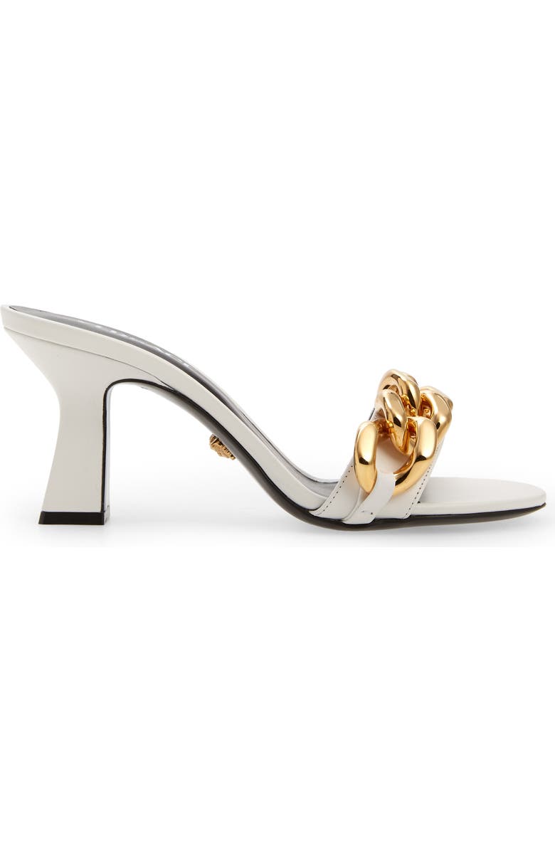 Versace Medusa Chain Slide Sandal, Alternate, color,