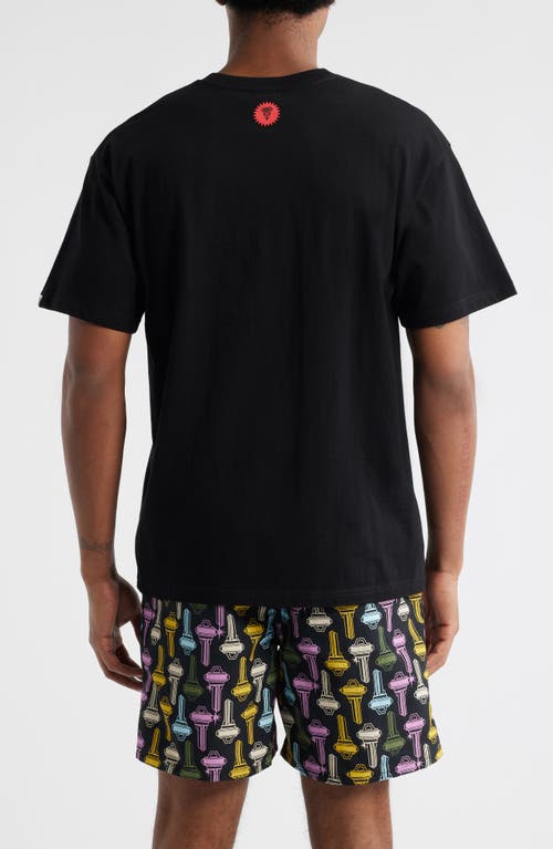 Icecream Keys Graphic T-shirt In Black