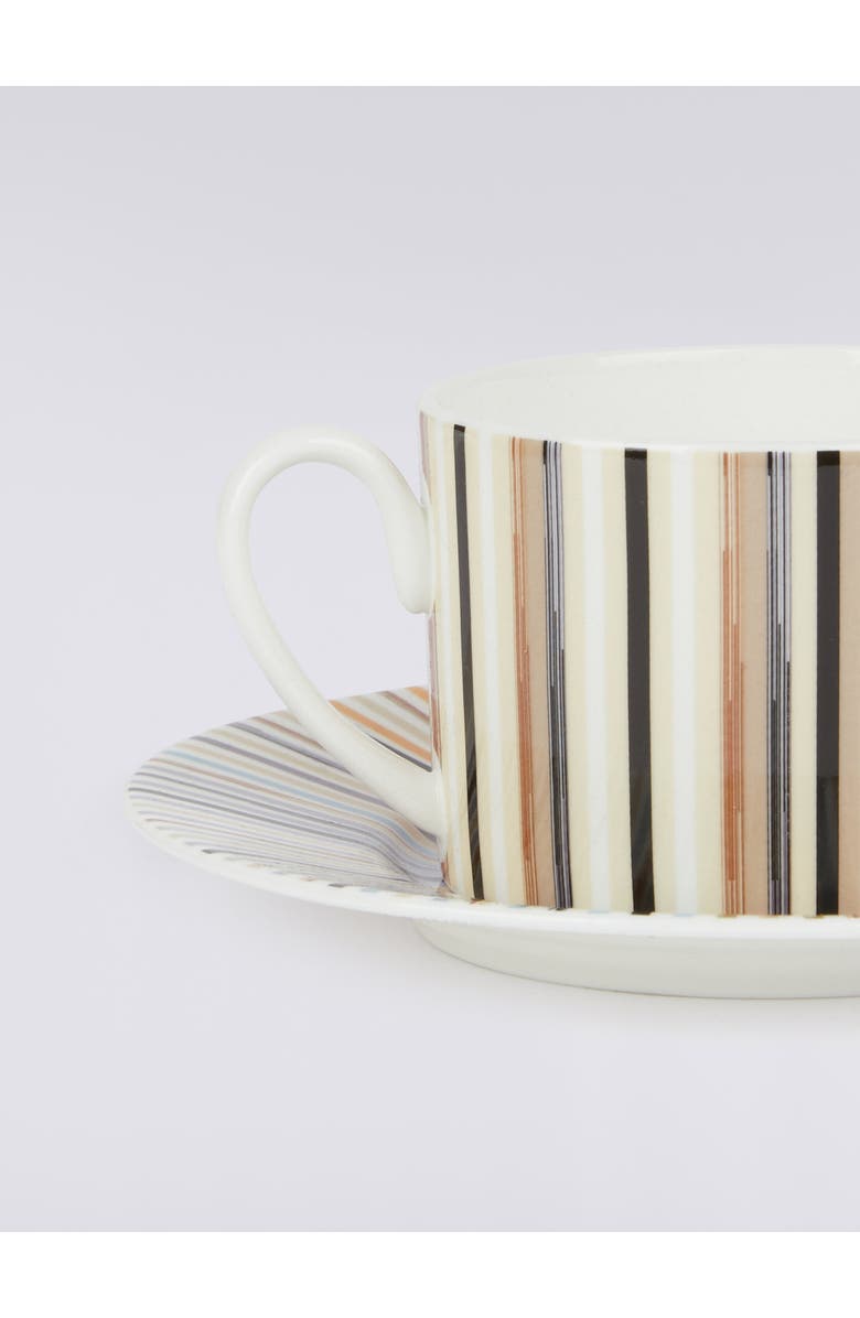 Missoni Home Stripes Jenkins Set Of 6 Tea Cups & Saucers, Alternate, color, White