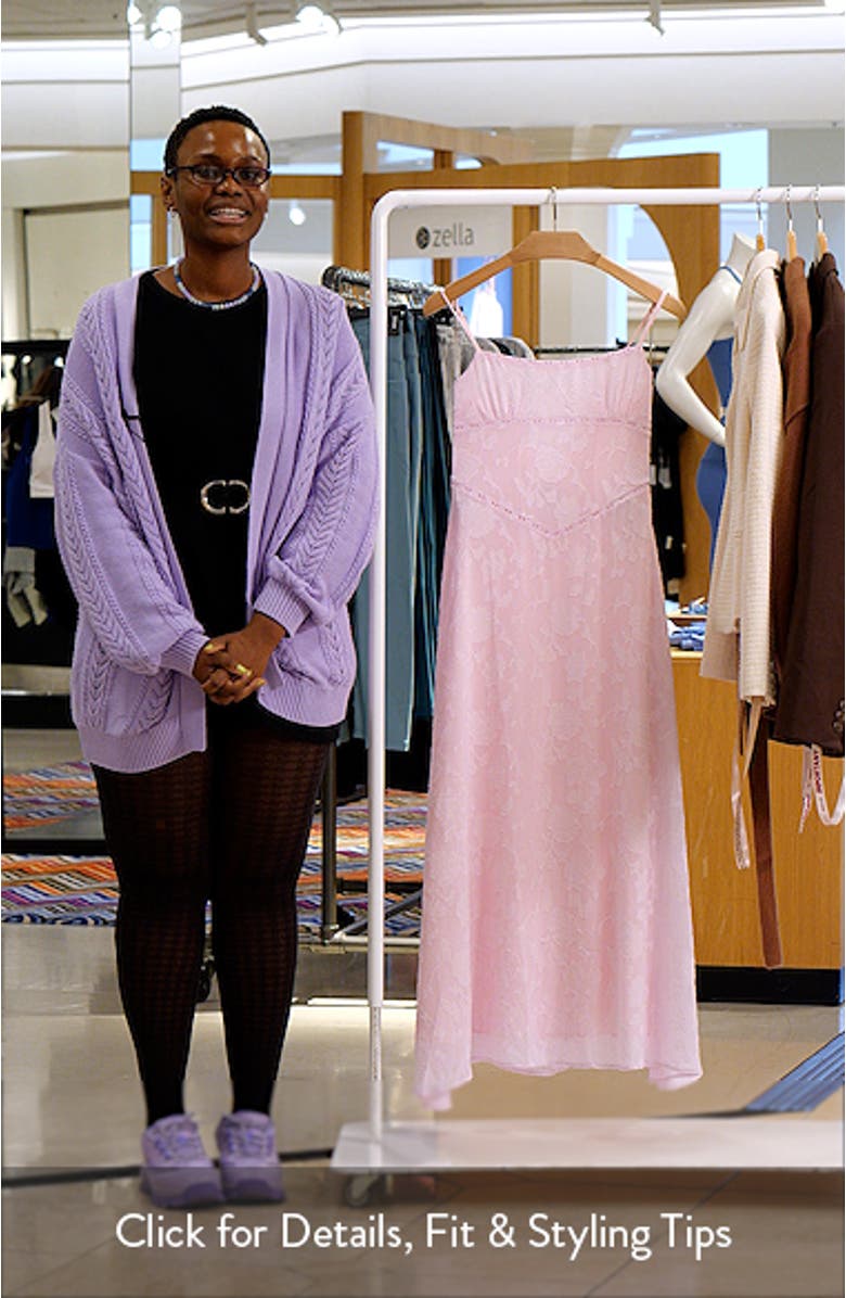 South of France Floral Burnout Maxi Dress, sales video thumbnail